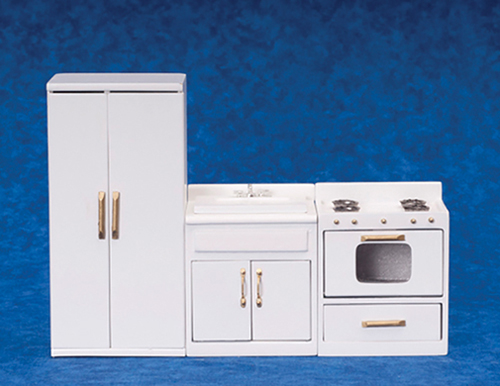 Appliance Set, White, 3 pc.